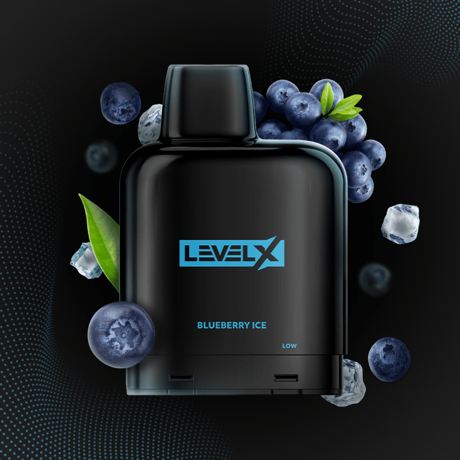 Level X Essential Pod-Blueberry Ice 7000 Puffs / 20mg Steinbach Vape SuperStore and Bong Shop Manitoba Canada