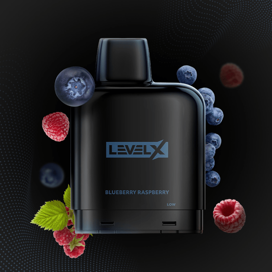 Level X Essential Pod-Blueberry Raspberry 7000 Puffs / 20mg Steinbach Vape SuperStore and Bong Shop Manitoba Canada