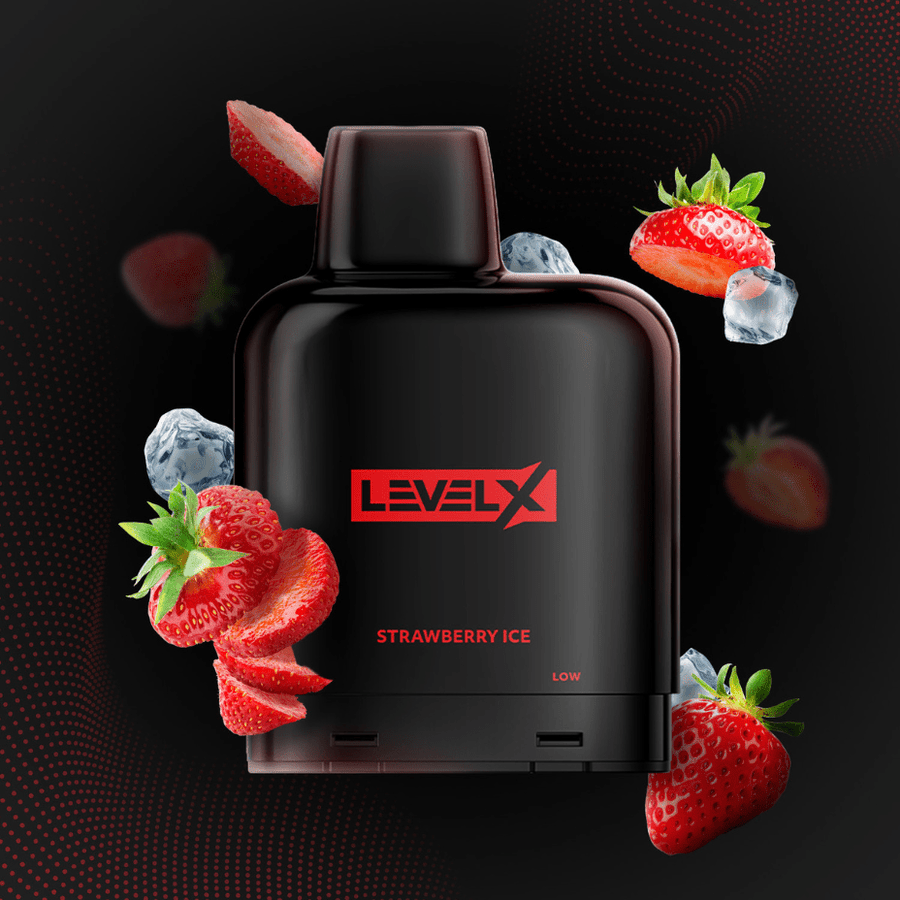 Level X Essential Pod-Strawberry Ice 7000 Puffs / 20mg Steinbach Vape SuperStore and Bong Shop Manitoba Canada