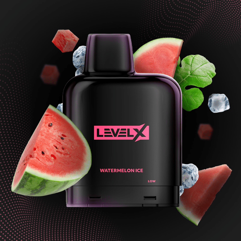 Level X Essential Pod-Watermelon Ice 7000 Puffs / 20mg Steinbach Vape SuperStore and Bong Shop Manitoba Canada