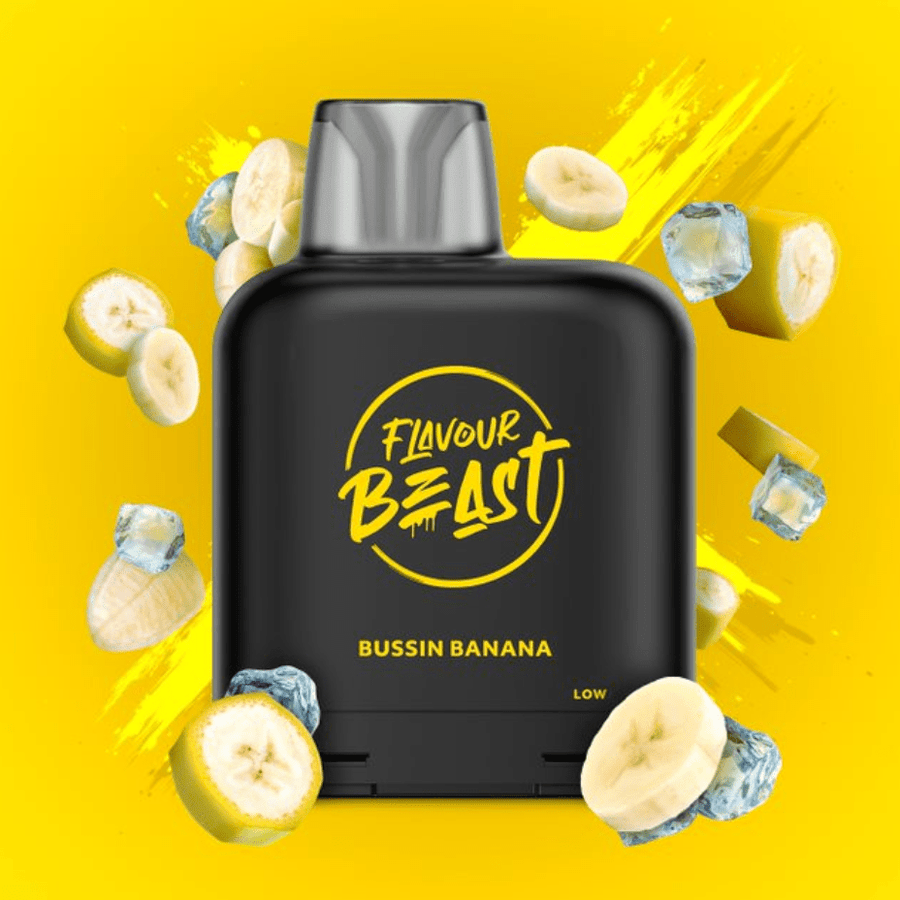 Level X Flavour Beast Pod-Bussin Banana 20mg / 7000 Puffs Steinbach Vape SuperStore and Bong Shop Manitoba Canada