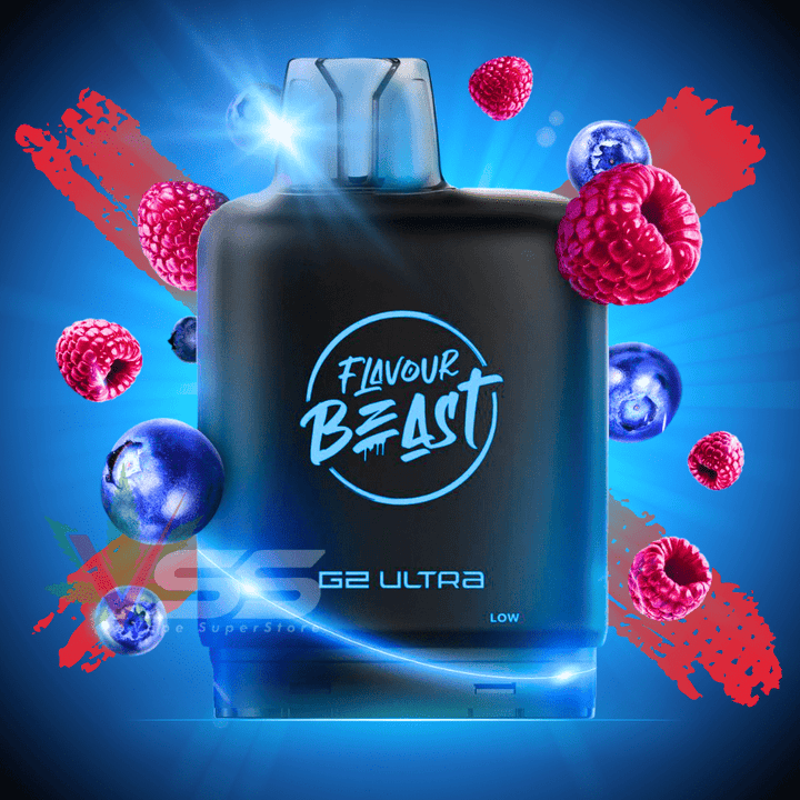 Level X G2 Ultra Flavour Beast Pod 50k-Bomb Blue Razz 50000 / 20mg Steinbach Vape SuperStore and Bong Shop Manitoba Canada