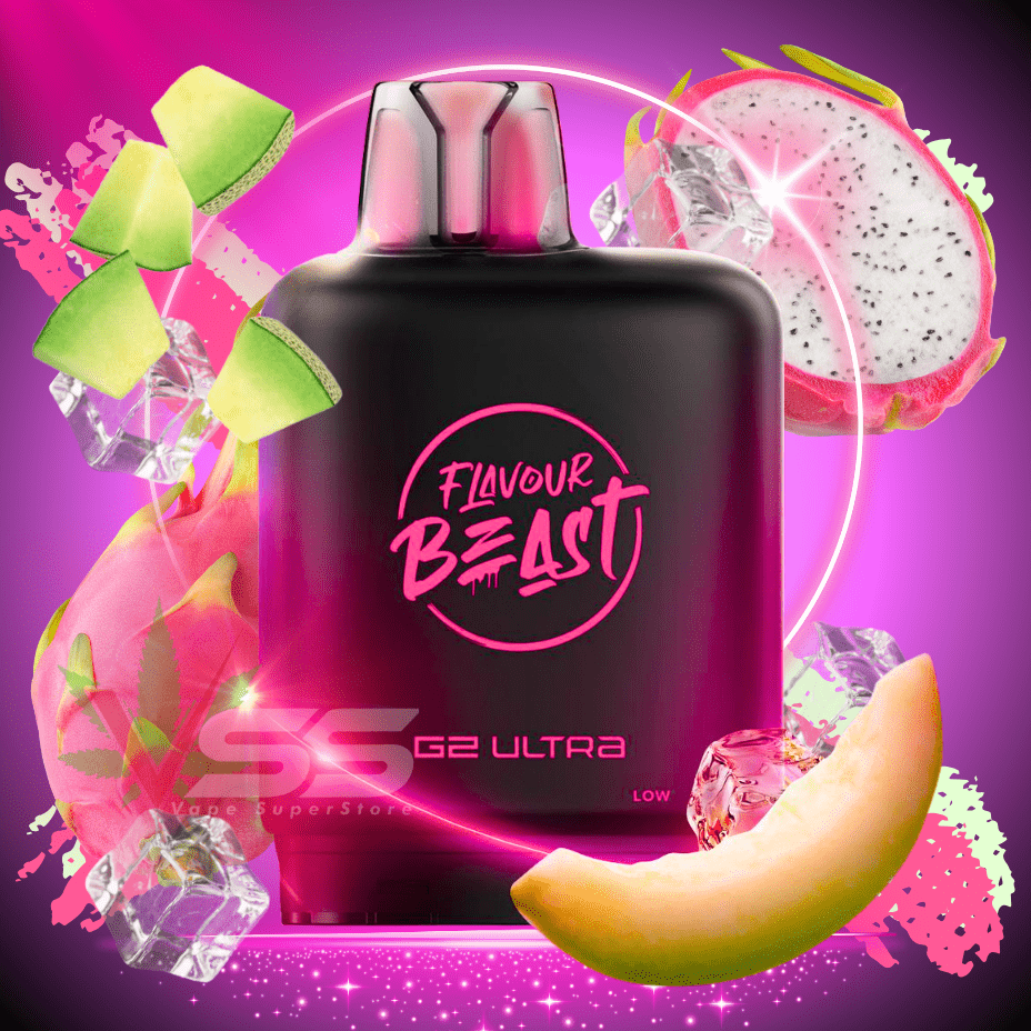 Level X G2 Ultra Flavour Beast Pod 50k-Dub Dragon Melon Iced 20mg / 50000 Manitoba Vape SuperStore and Bong Shop