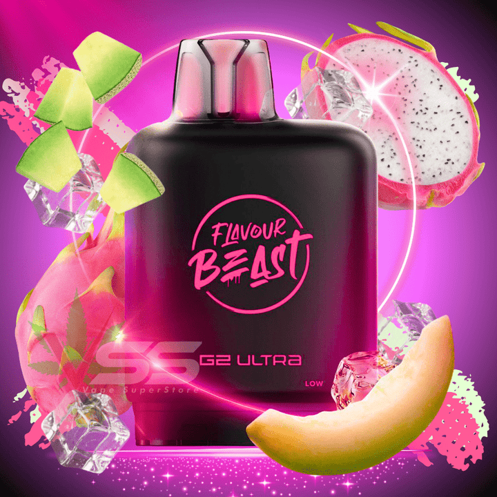 Level X G2 Ultra Flavour Beast Pod 50k-Dub Dragon Melon Iced 20mg / 50000 Manitoba Vape SuperStore and Bong Shop
