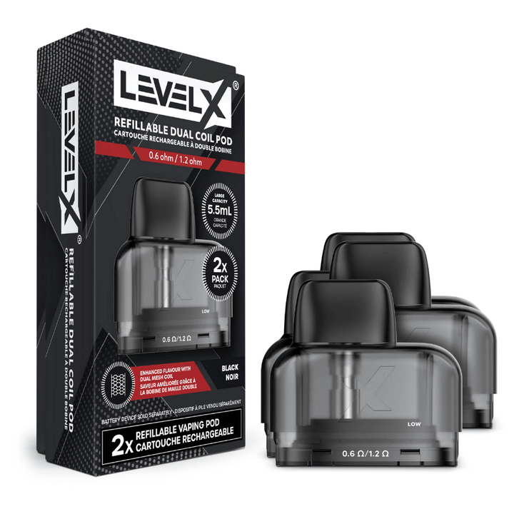 Level X Refillable Pods - 2/pkg Steinbach Vape SuperStore and Bong Shop Manitoba Canada