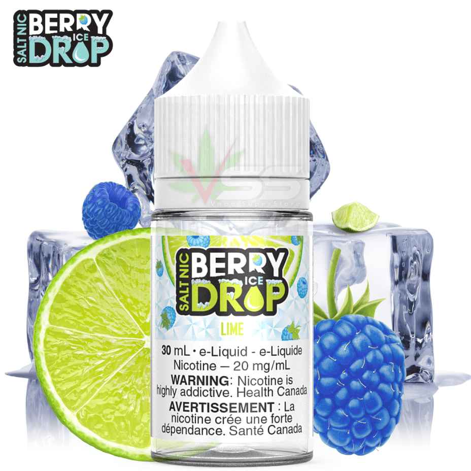 Lime Ice Salt by Berry Drop E-Liquid 30mL / 20mg Steinbach Vape SuperStore and Bong Shop Manitoba Canada