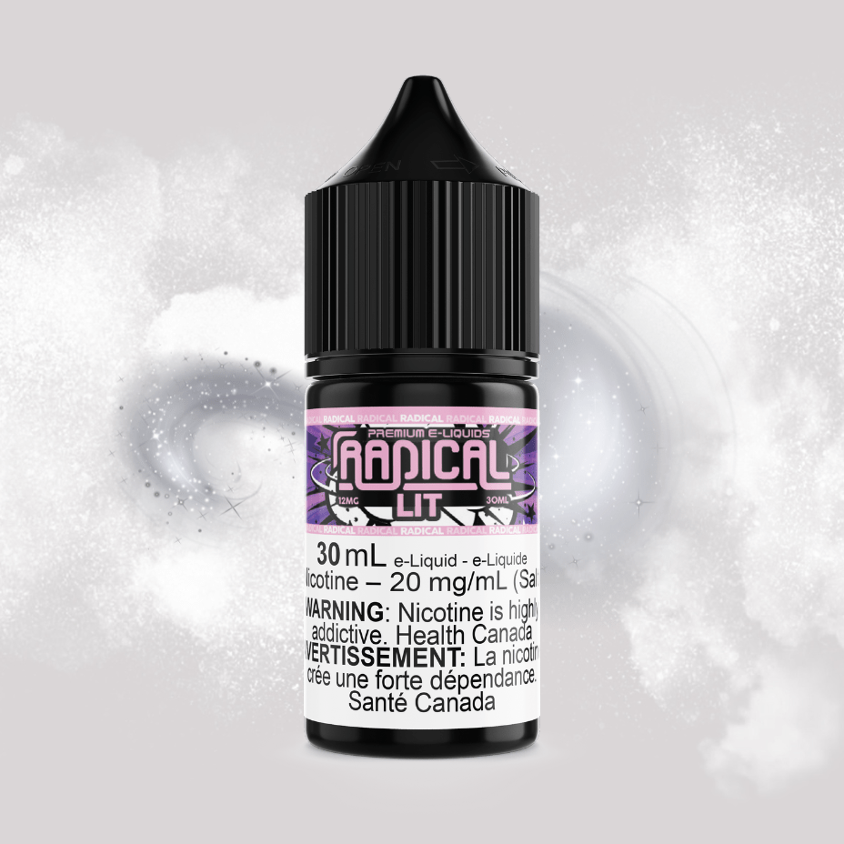 Lit Salt Nic by Radical E-liquid Steinbach Vape SuperStore and Bong Shop Manitoba Canada