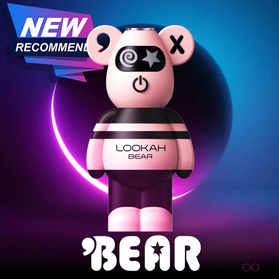 Lookah Bear 510 Thread Battery 500mAh / Pink Steinbach Vape SuperStore and Bong Shop Manitoba Canada
