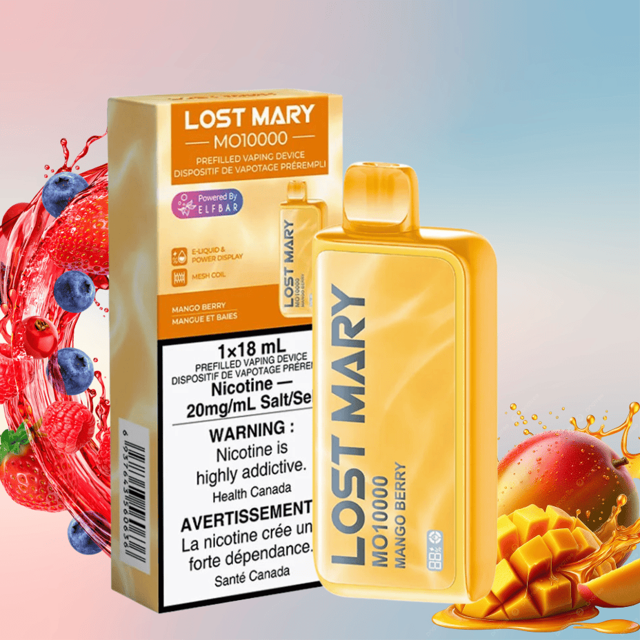 Lost Mary MT50K Turbo Disposable Vape-Mango Berry Chill Steinbach Vape SuperStore and Bong Shop Manitoba Canada
