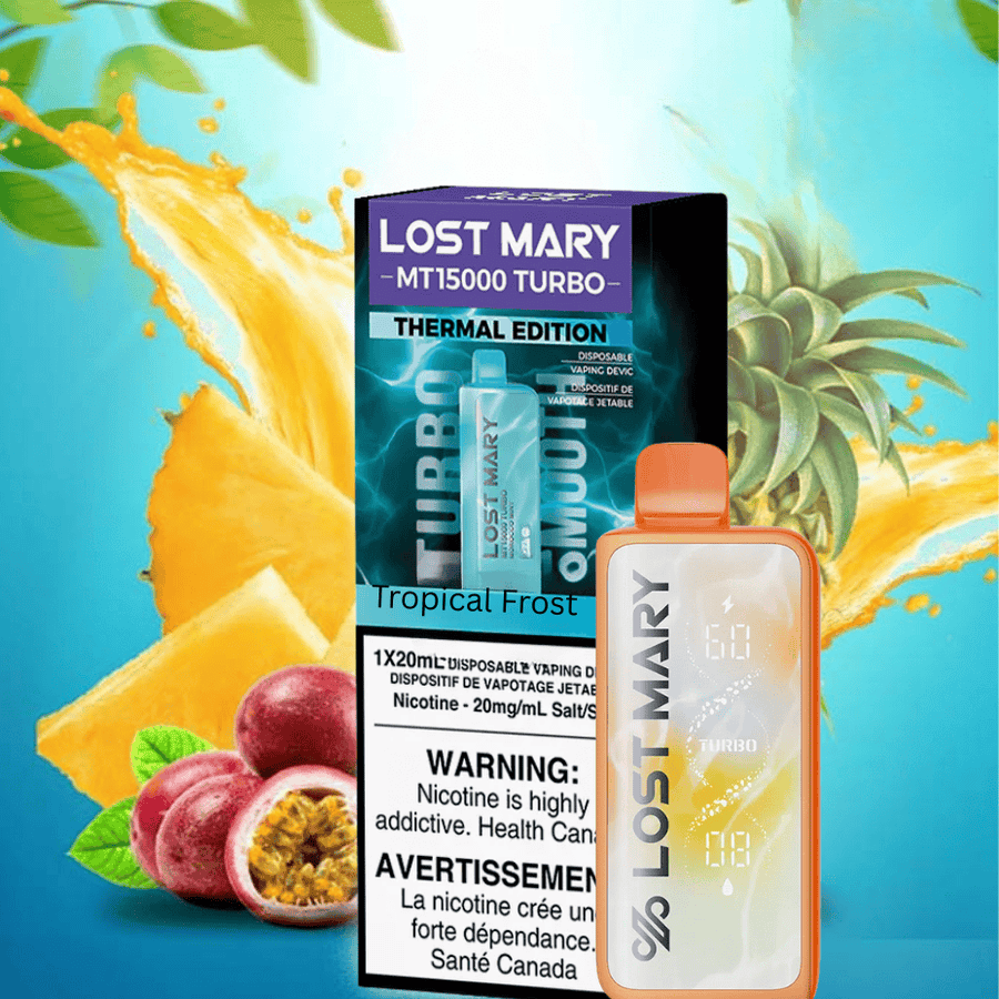 Lost Mary MT50K Turbo Disposable Vape-Tropical Frost Steinbach Vape SuperStore and Bong Shop Manitoba Canada