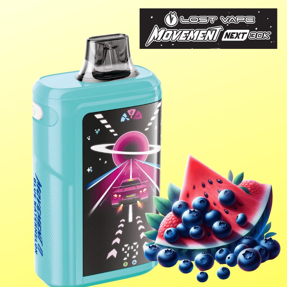 Lost Vape Movement Next 30k Disposable Vape - Blue Watermelon 30000 Puffs Steinbach Vape SuperStore and Bong Shop Manitoba Canada