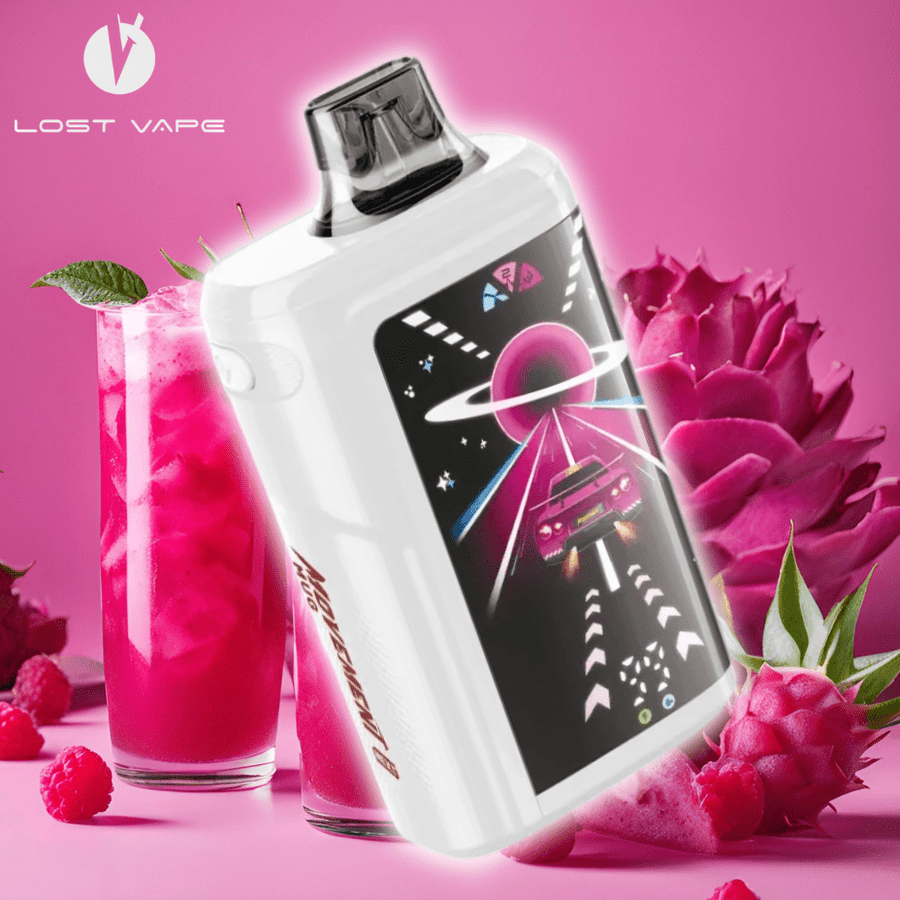 Lost Vape Movement Next 30k Disposable Vape - Raspberry Dragonfruit Refresher 30000 Puffs Steinbach Vape SuperStore and Bong Shop Manitoba Canada