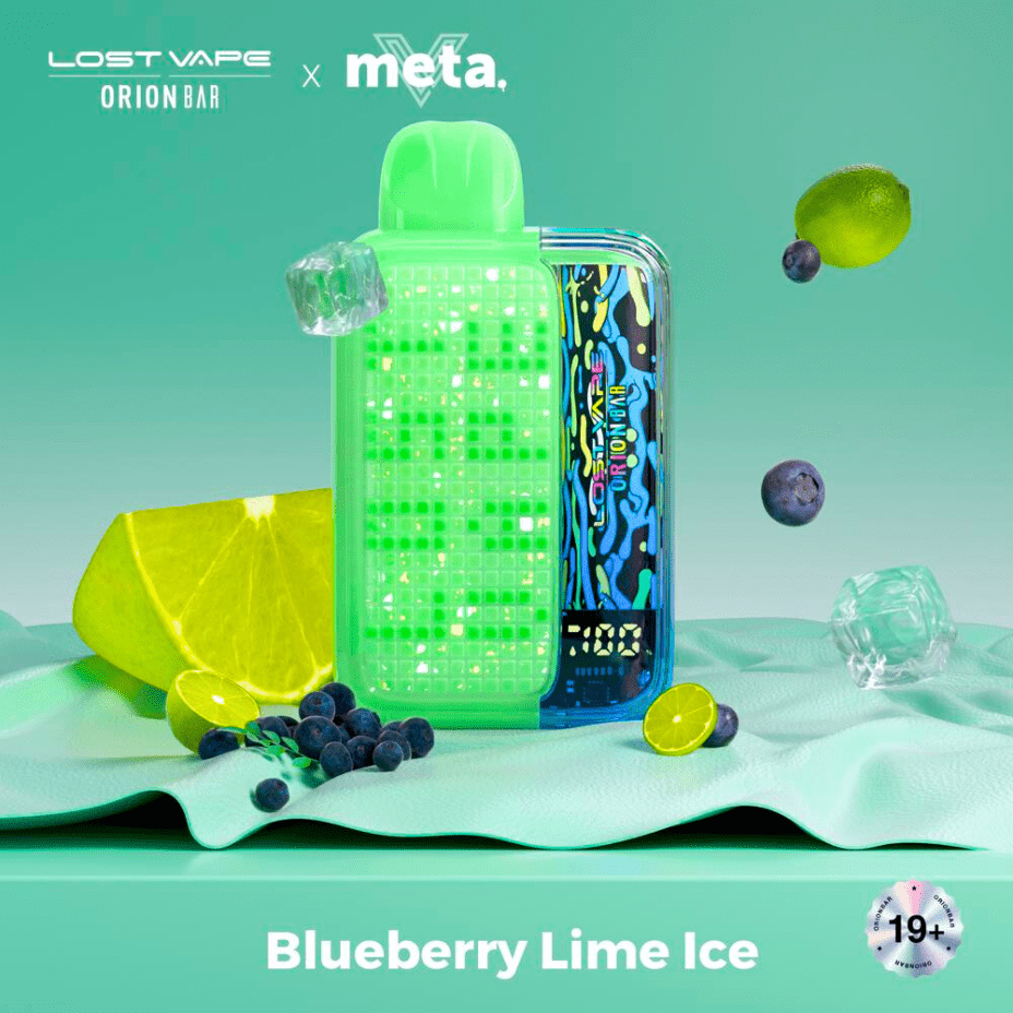 Lost Vape Orion Bar 10000 Disposable Vape - Blueberry Lime Ice 20mg / 10000 Steinbach Vape SuperStore and Bong Shop Manitoba Canada