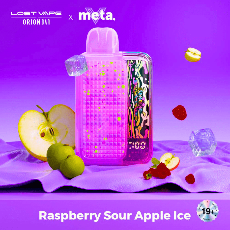 Lost Vape Orion Bar 10000 Disposable Vape - Raspberry Sour Apple Ice 20mg / 10000 Steinbach Vape SuperStore and Bong Shop Manitoba Canada