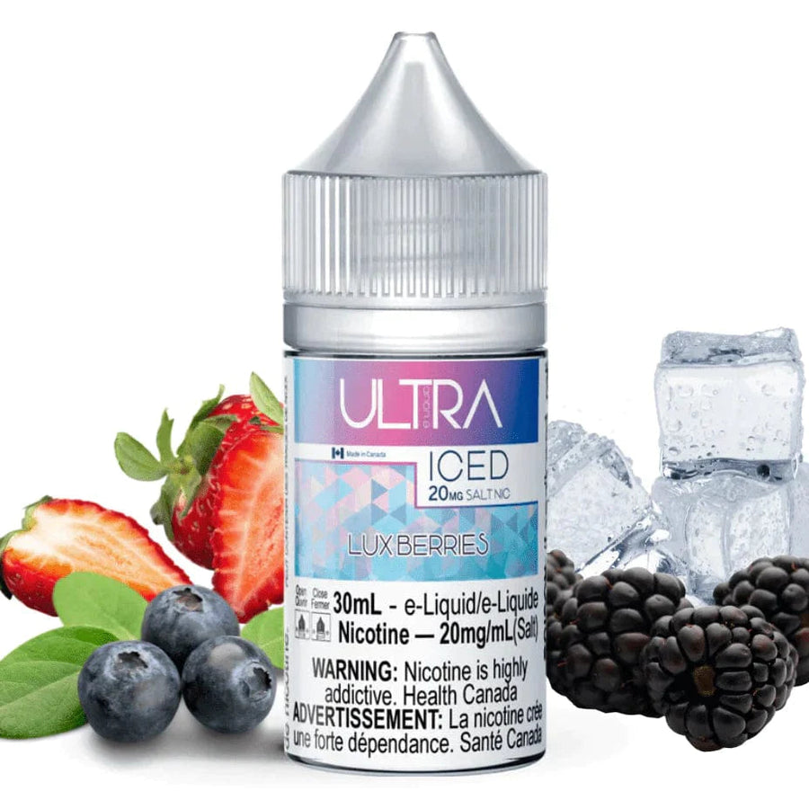 Lux Berries Ice Salt by Ultra Fog E-Liquid 30ml / 10mg Steinbach Vape SuperStore and Bong Shop Manitoba Canada