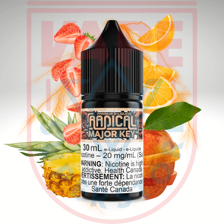 Major Key Salt Nic by Radical E-liquid Steinbach Vape SuperStore and Bong Shop Manitoba Canada