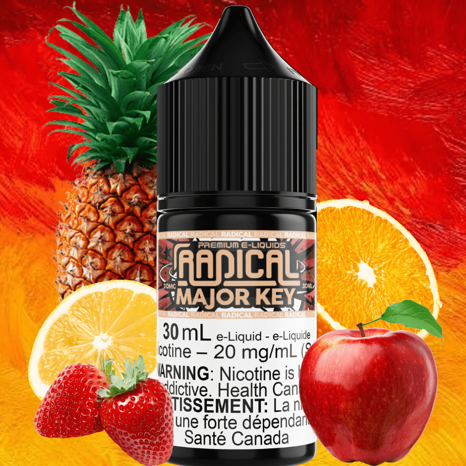 Major Key Salt Nic by Radical E-liquid Steinbach Vape SuperStore and Bong Shop Manitoba Canada
