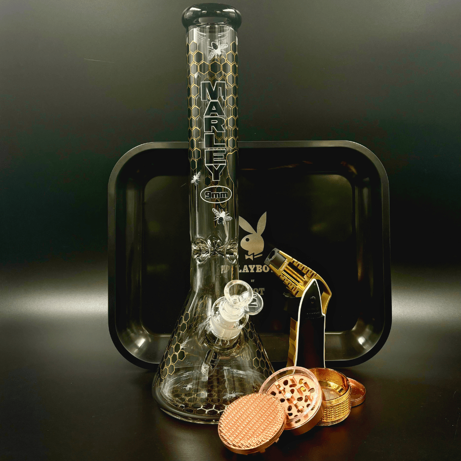 Marley Honeycomb 9mm Beaker Bong-16" 16"/9mm Steinbach Vape SuperStore and Bong Shop Manitoba Canada