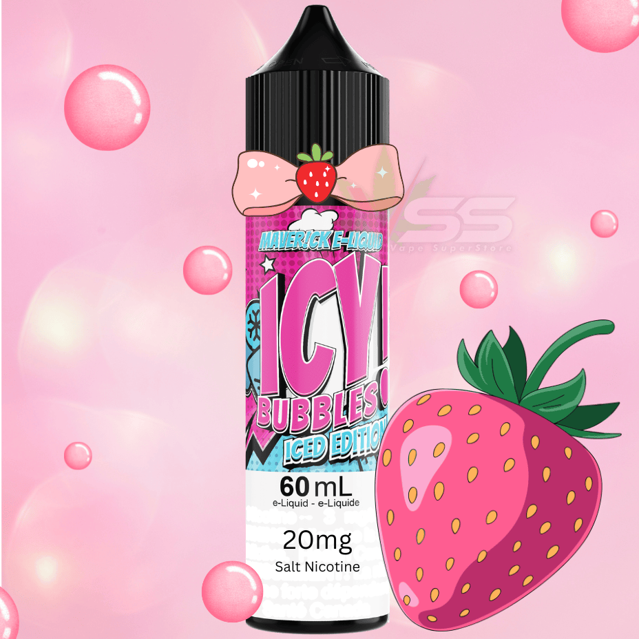 Maverick 60ml Salt-Icy Bubbles Steinbach Vape SuperStore and Bong Shop Manitoba Canada