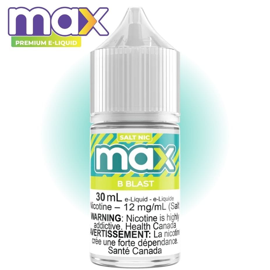 Max E-Liquid - B Blast Salt 30ml / 12mg Steinbach Vape SuperStore and Bong Shop Manitoba Canada