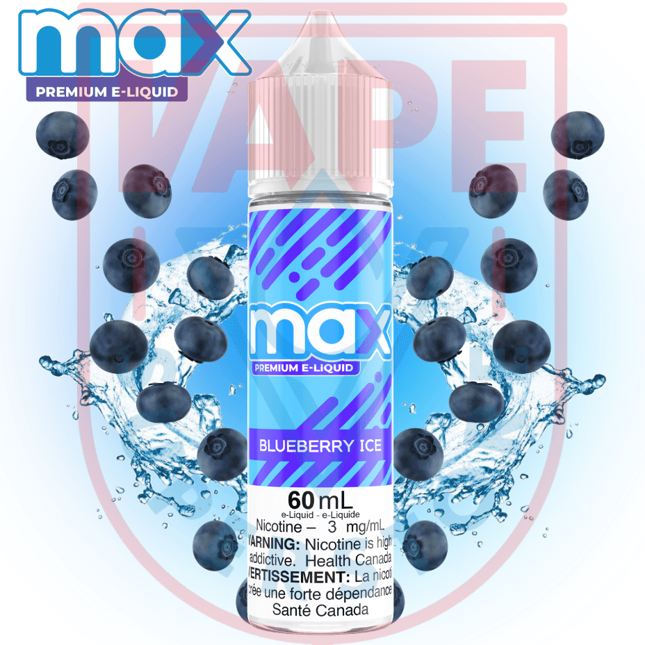 Max E-Liquid - Blueberry Ice Steinbach Vape SuperStore and Bong Shop Manitoba Canada