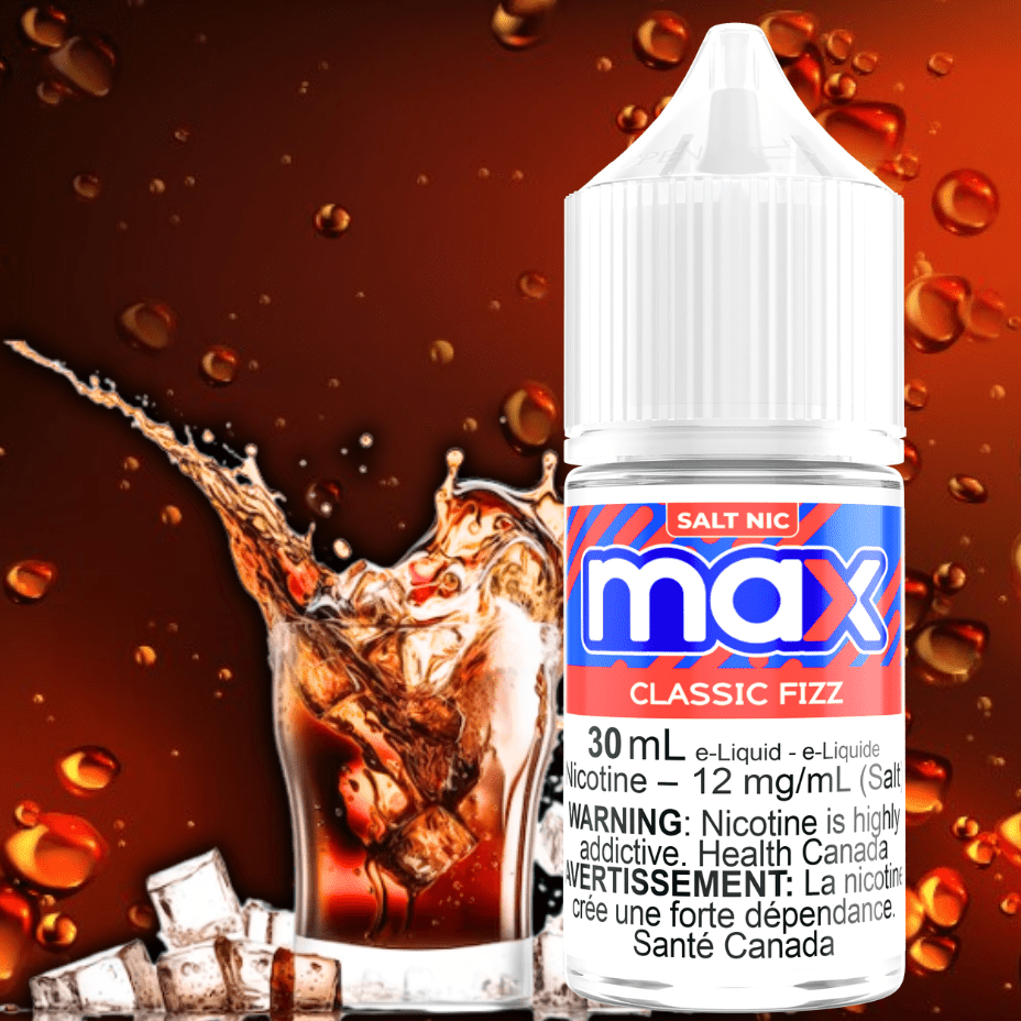 Max E-Liquid - Classic Fizz Salt 30ml / 12mg Steinbach Vape SuperStore and Bong Shop Manitoba Canada