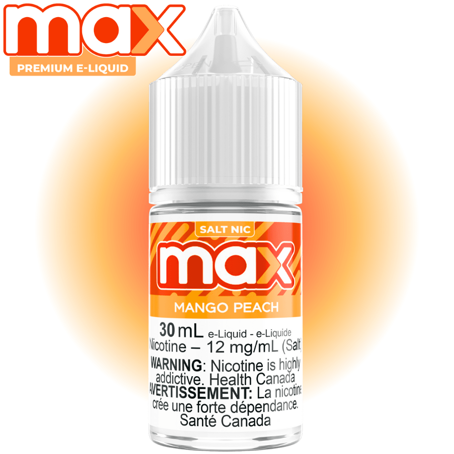 Max E-Liquid - Mango Peach Salt 30ml / 12mg Steinbach Vape SuperStore and Bong Shop Manitoba Canada