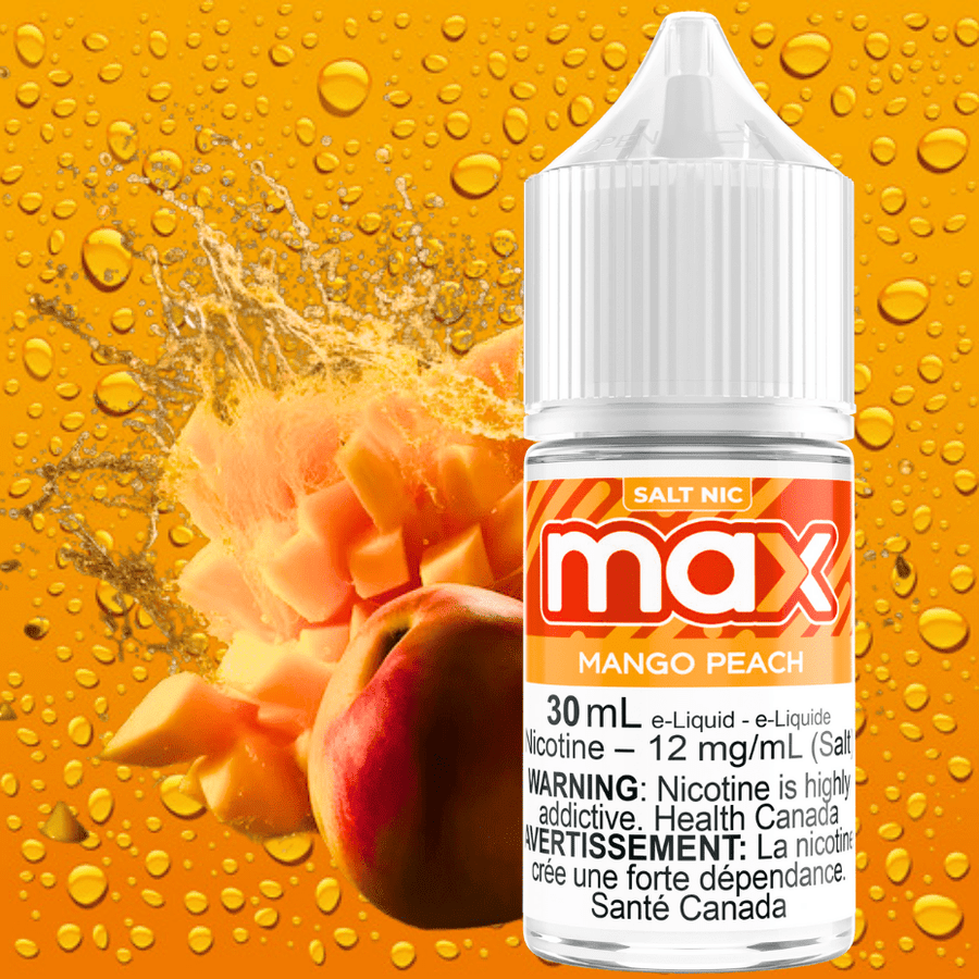 Max E-Liquid - Mango Peach Salt Steinbach Vape SuperStore and Bong Shop Manitoba Canada