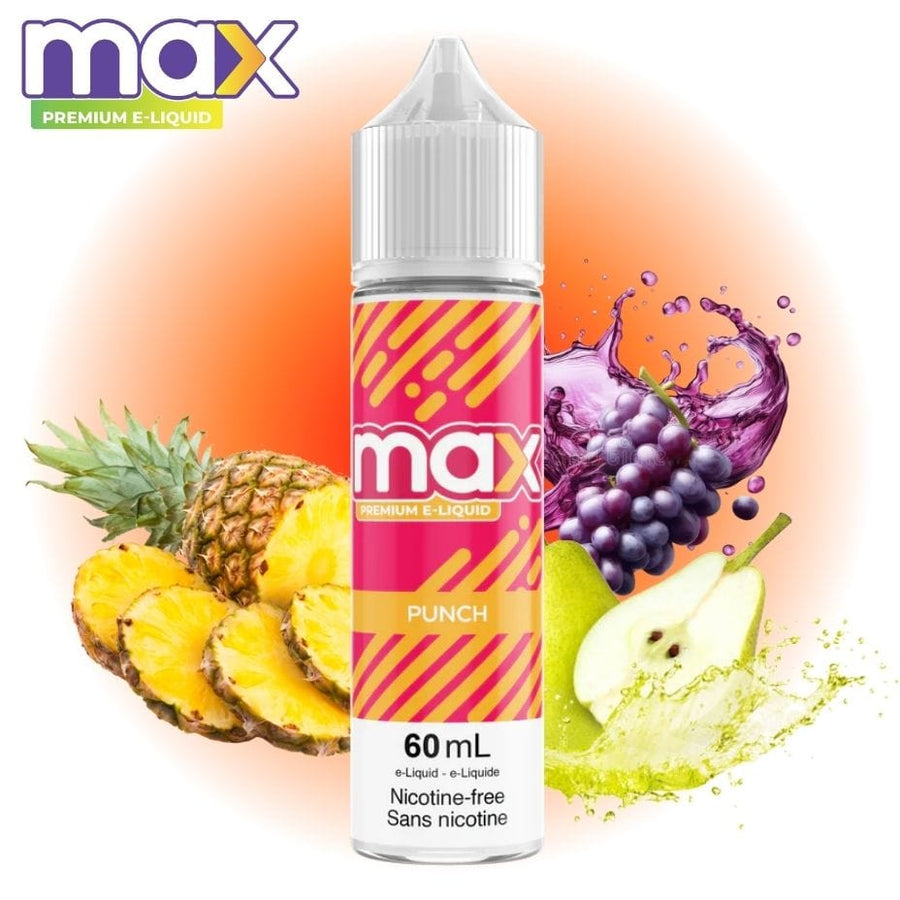 Max E-Liquid - Punch 60mL / 0mg Steinbach Vape SuperStore and Bong Shop Manitoba Canada