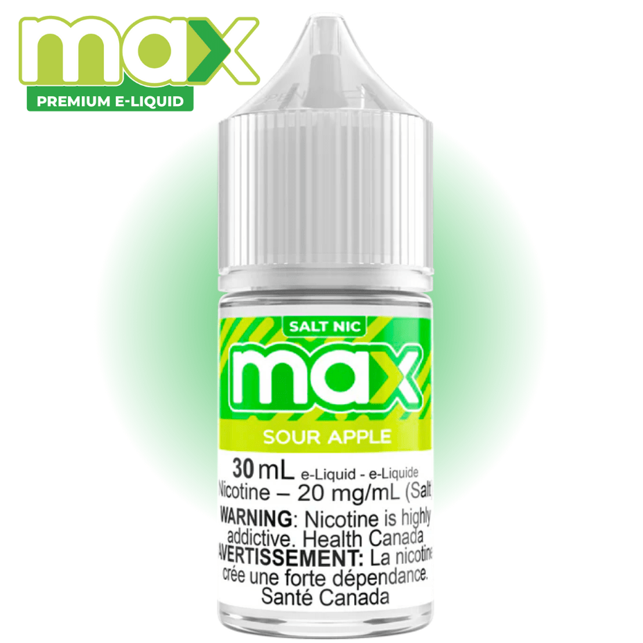 Max E-Liquid - Sour Apple Steinbach Vape SuperStore and Bong Shop Manitoba Canada