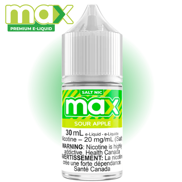 Max E-Liquid - Sour Apple Steinbach Vape SuperStore and Bong Shop Manitoba Canada