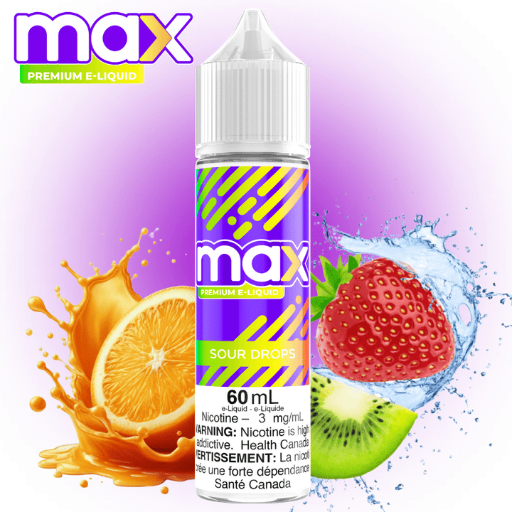Max E-Liquid - Sour Drops 3mg Steinbach Vape SuperStore and Bong Shop Manitoba Canada