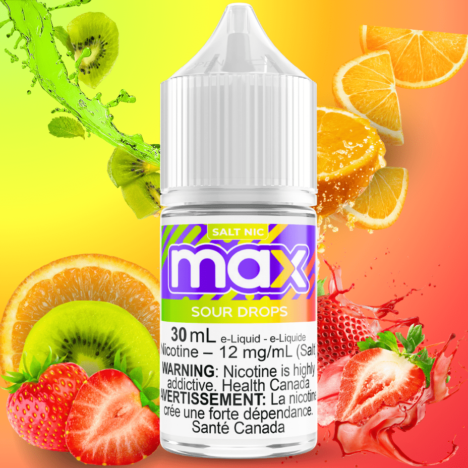 Max E-Liquid - Sour Drops Salt Steinbach Vape SuperStore and Bong Shop Manitoba Canada