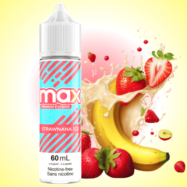 Max E-Liquid - Strawnana Ice Steinbach Vape SuperStore and Bong Shop Manitoba Canada