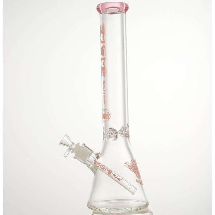 MGM Glass 9mm Color Blocked Beaker-16" Steinbach Vape SuperStore and Bong Shop Manitoba Canada