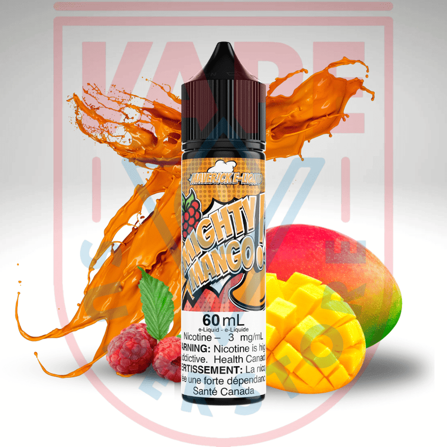 Mighty Mango by Maverick E-Liquid Steinbach Vape SuperStore and Bong Shop Manitoba Canada