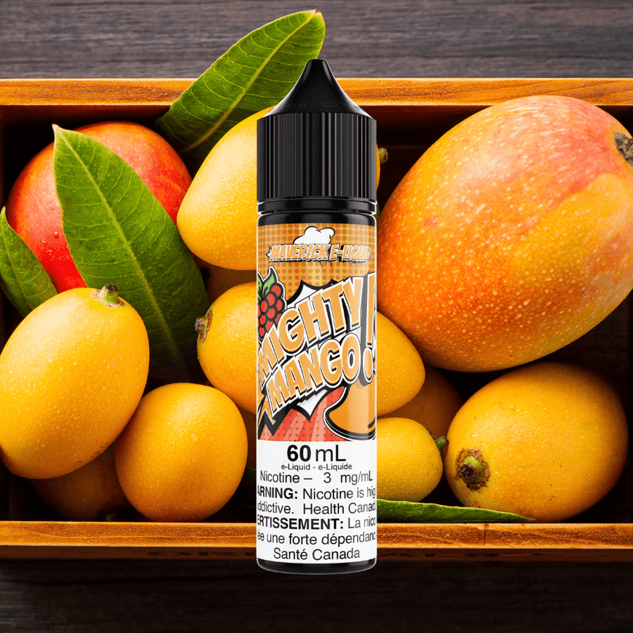 Mighty Mango by Maverick E-Liquid Steinbach Vape SuperStore and Bong Shop Manitoba Canada