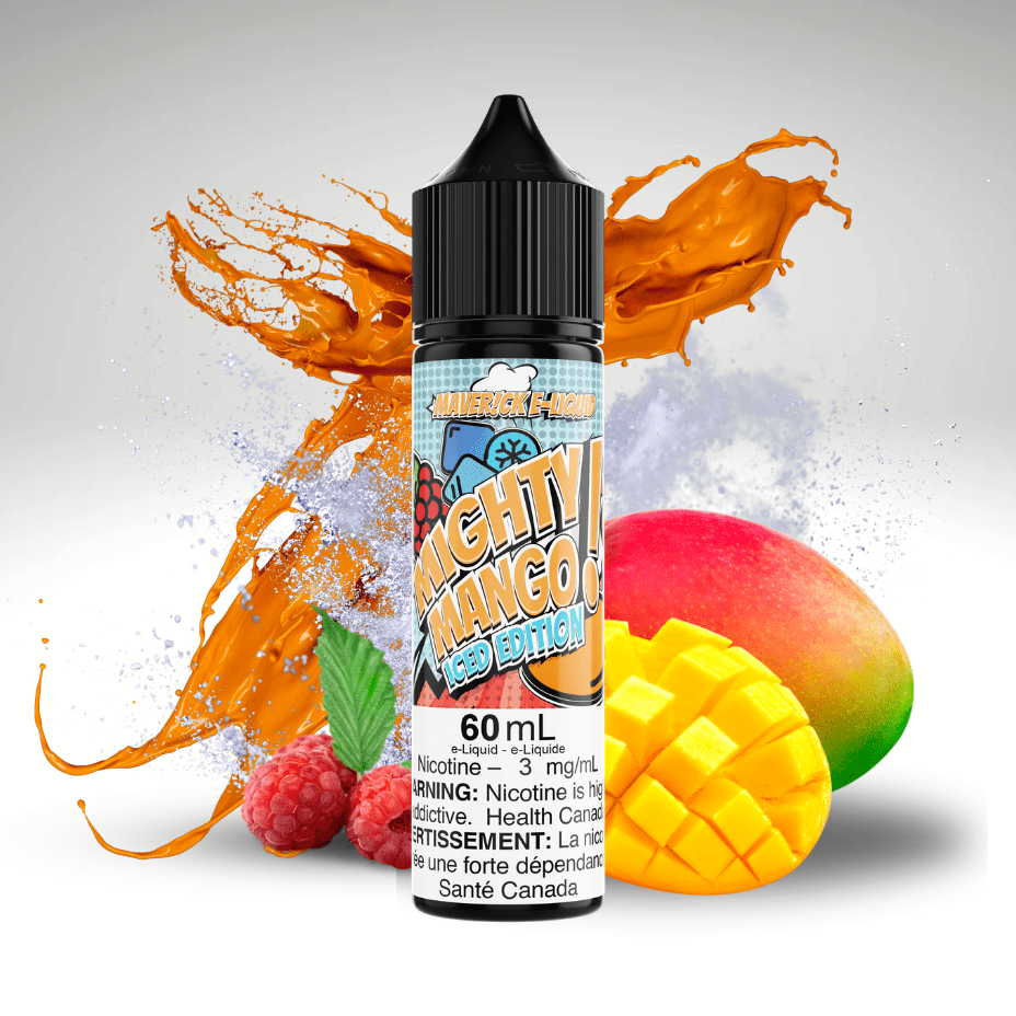 Mighty Mango Iced by Maverick E-Liquid 60ml / 3mg Steinbach Vape SuperStore and Bong Shop Manitoba Canada