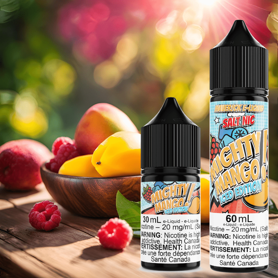 Mighty Mango Iced Salt by Maverick E-Liquid 60ml / 20mg Steinbach Vape SuperStore and Bong Shop Manitoba Canada
