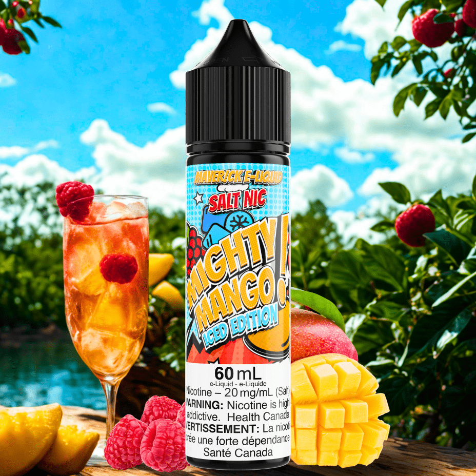 Mighty Mango Iced Salt by Maverick E-Liquid-60mL Steinbach Vape SuperStore and Bong Shop Manitoba Canada