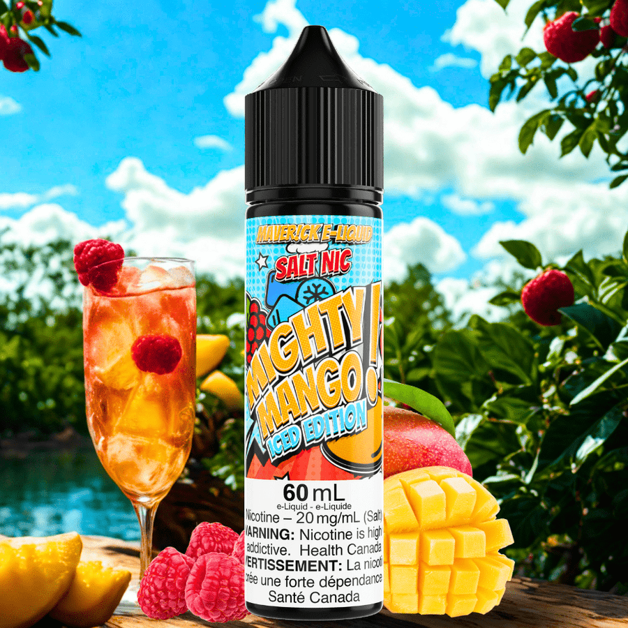 Mighty Mango Iced Salt by Maverick E-Liquid-60mL Steinbach Vape SuperStore and Bong Shop Manitoba Canada