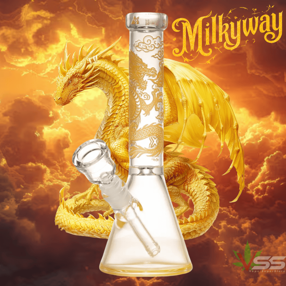 Milkyway 7mm Dragons Heart Beaker Bong-10" 10" Steinbach Vape SuperStore and Bong Shop Manitoba Canada