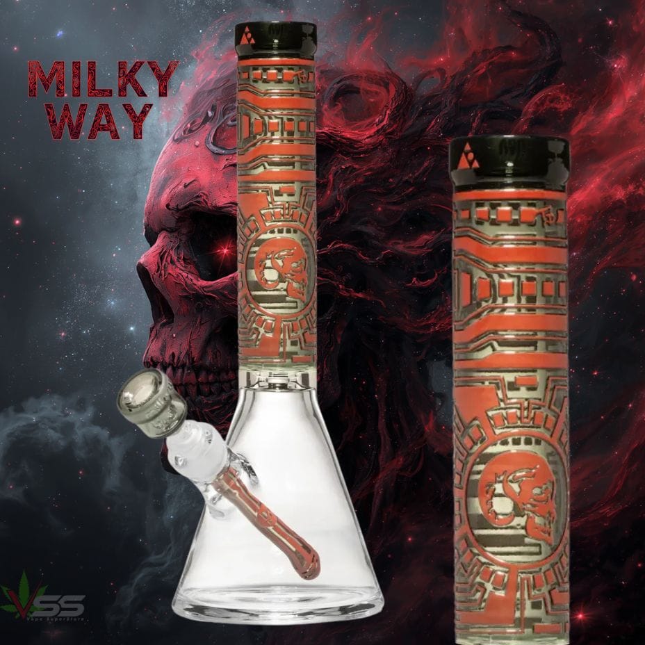 Milkyway 9mm Species Beaker Bong-14" 14" / 9mm Steinbach Vape SuperStore and Bong Shop Manitoba Canada