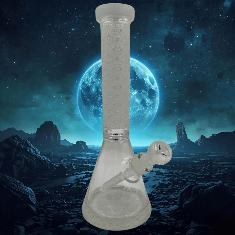 Milkyway 9mm X-Morphic Beaker Bong 15" Frosted Glass Steinbach Vape SuperStore and Bong Shop Manitoba Canada
