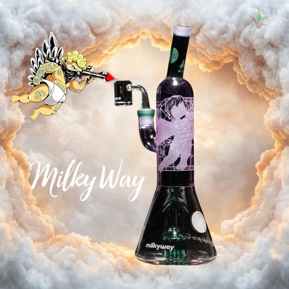 Milkyway All Thugs Go To Heaven Dab Rig w/Tree Perc-13.5" 13.5" Steinbach Vape SuperStore and Bong Shop Manitoba Canada