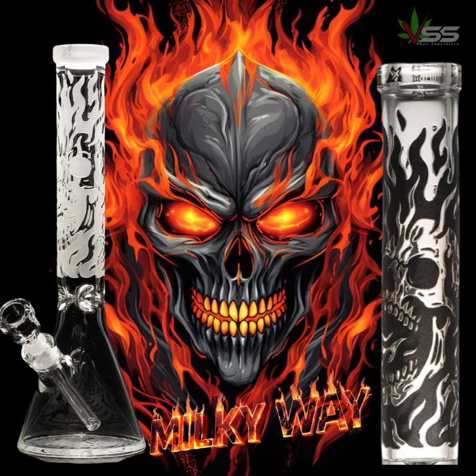 Milkyway X 9mm Fire Starter Beaker-16" 18" / 9mm Steinbach Vape SuperStore and Bong Shop Manitoba Canada