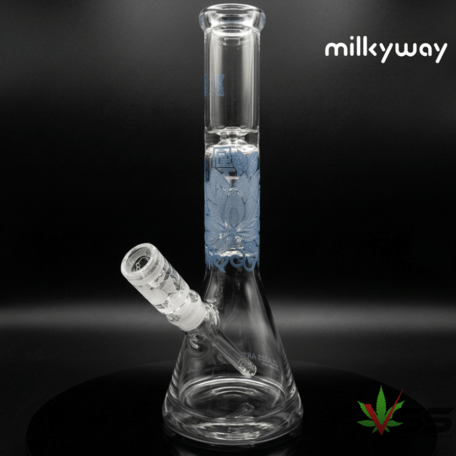 Milkyway X 9mm Lotus X Beaker w/Matrix Perc-14" 14" / 9mm Steinbach Vape SuperStore and Bong Shop Manitoba Canada