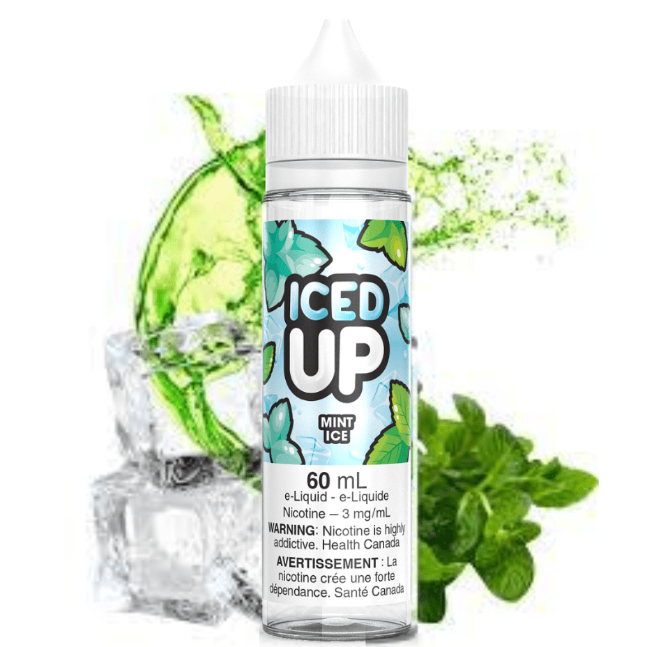 Mint Ice by Iced Up E-Liquid 60ml / 3mg Steinbach Vape SuperStore and Bong Shop Manitoba Canada