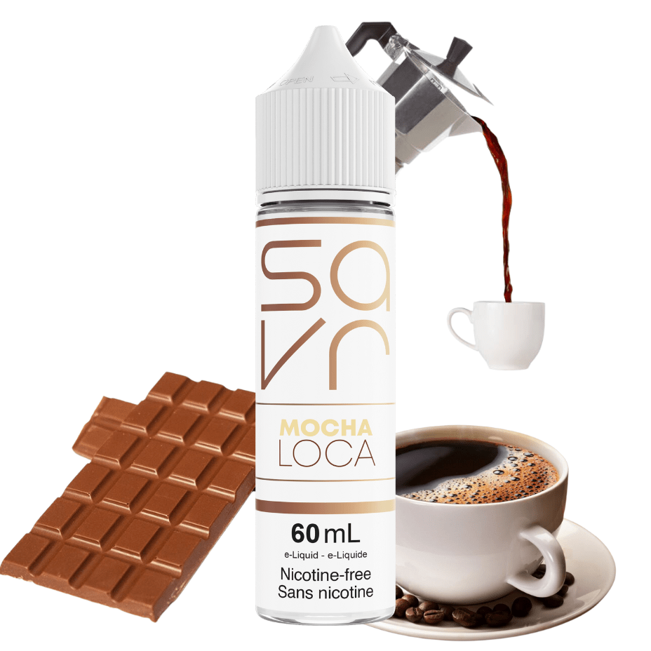 Mocha Loca by Savr E-Liquid 60mL / 3mg Steinbach Vape SuperStore and Bong Shop Manitoba Canada