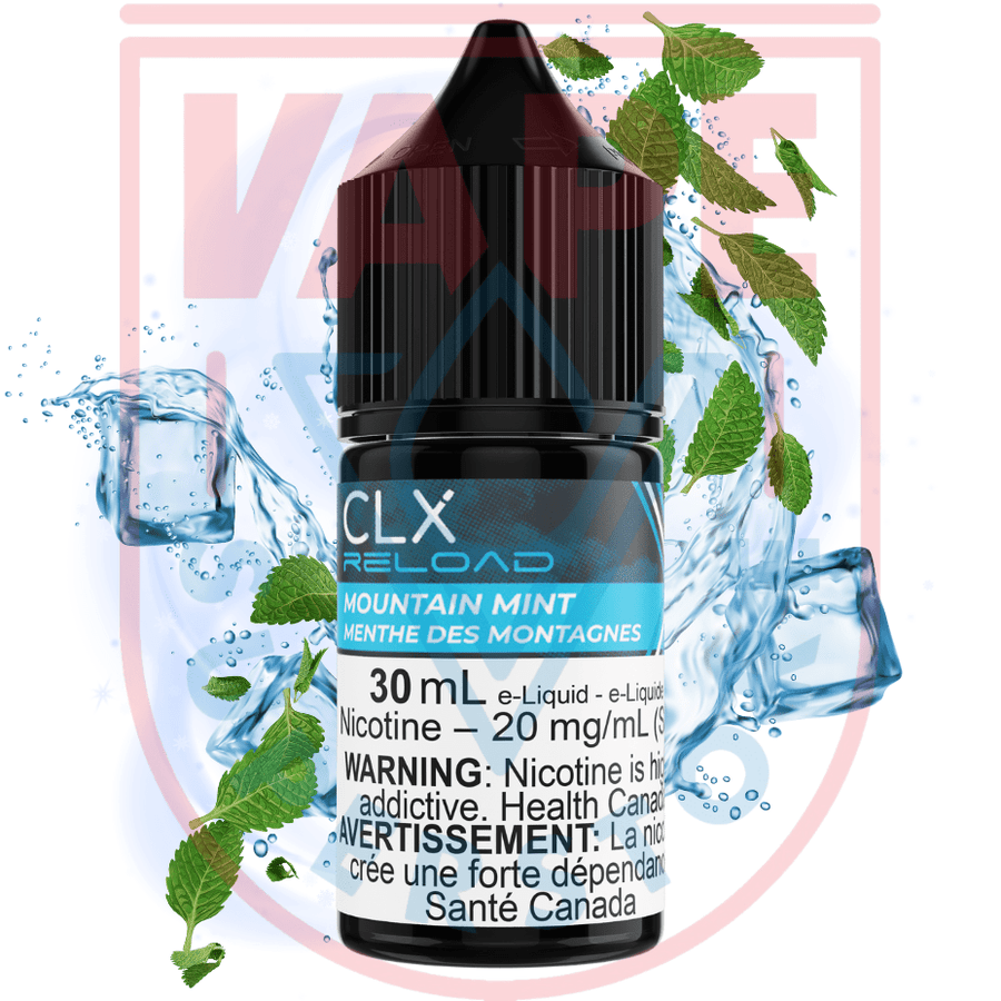 Mountain Mint Salt by CLX Reload E-Liquid Steinbach Vape SuperStore and Bong Shop Manitoba Canada